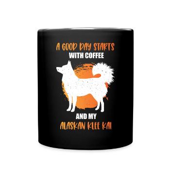 Quai de trèfle de l’Alaska - Mug uni - noir - Devant