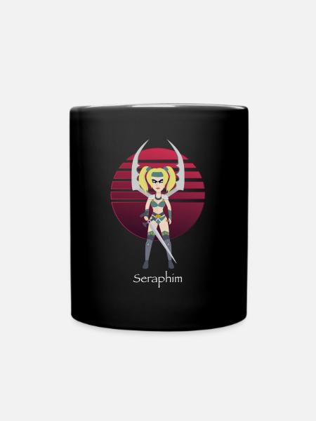 Seraphim Sacred Gold - Full Colour Mug - black