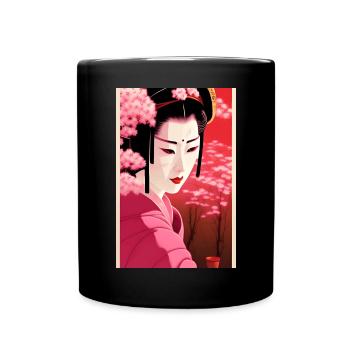 Geisha 6 - Mug uni - noir - Devant