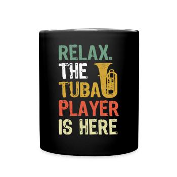 Tuba Tuba Orchestra Musicien Brass Band - Mug uni - noir - Devant