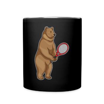 Raquette Tenni Bear Tennis Tenni - Mug uni - noir - Devant