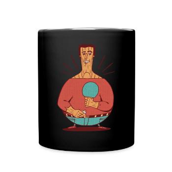 Tenue de ping-pong Tennis de table Batte de ping-pong - Mug uni - noir - Devant