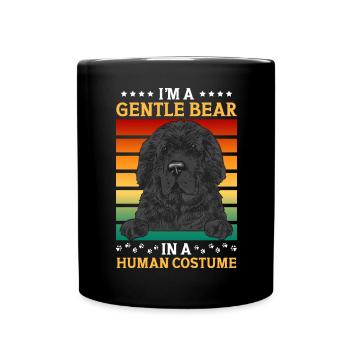 Terre-Neuve Chien de Terre-Neuve - Mug uni - noir - Devant