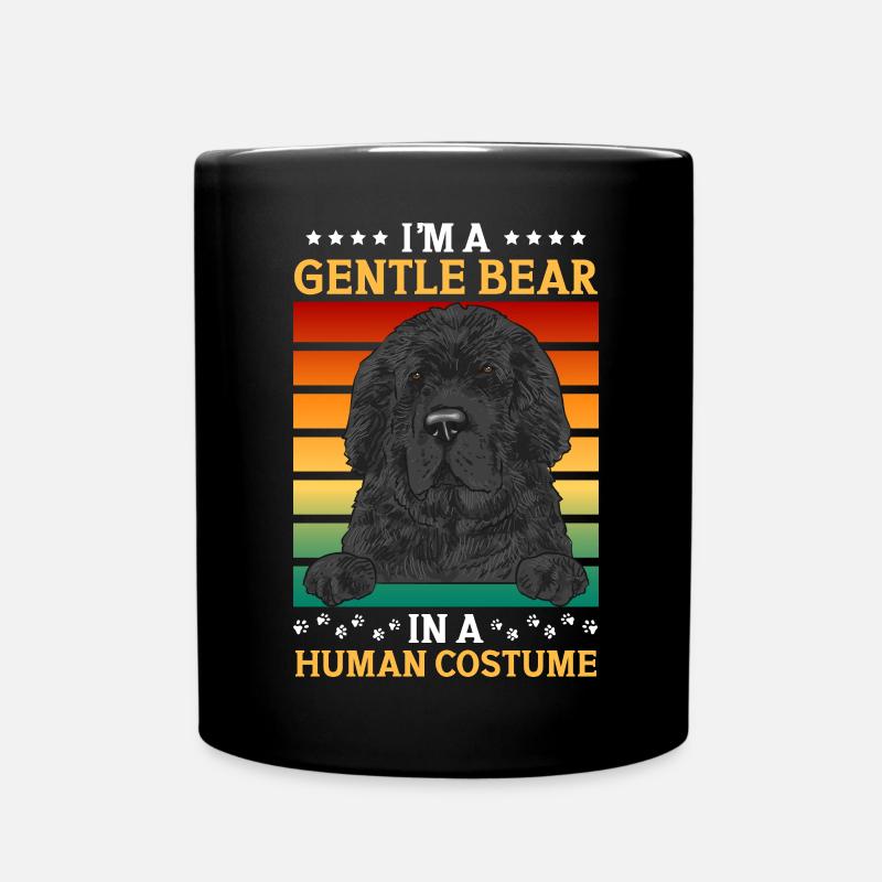 Terre-Neuve Chien de Terre-Neuve - Mug uni - noir