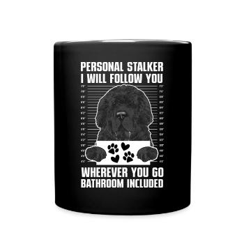 Terre-Neuve Chien de Terre-Neuve - Mug uni - noir - Devant
