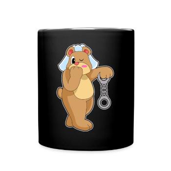 Mariage des menottes de la mariée de l’ours - Mug uni - noir - Devant