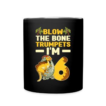 Dinosaur Children's Birthday - Full Colour Mug - black - Front