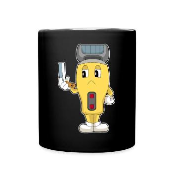 Shaver Hairdresser Razor - Full Colour Mug - black - Front