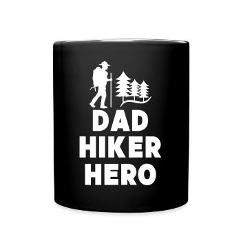 Wanderer Statement Wandern Naturliebhaber Klettern - Tasse einfarbig - Schwarz - Vorne