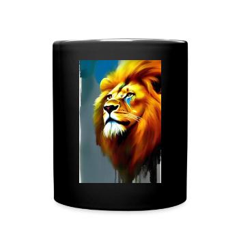 Le Roi Lion - Mug uni - noir - Devant