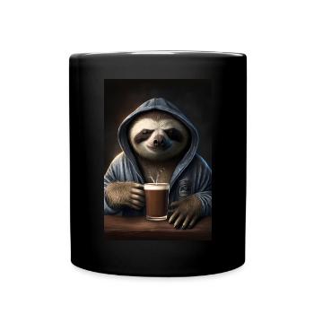 Café grouch du matin bureau du collègue - Mug uni - noir - Devant