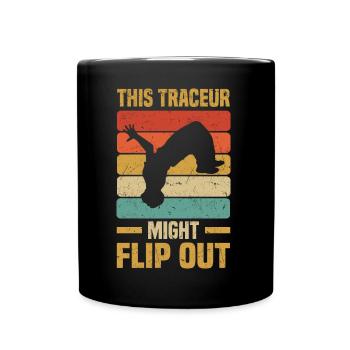 Cadeau Parkour | Freerunning Sport Parkur Dicton - Mug uni - noir - Devant