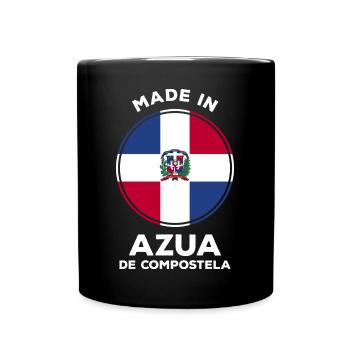 Dominikanische Republik - Tasse einfarbig - Schwarz - Vorne