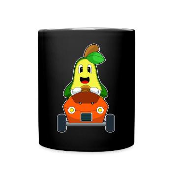 Avocado Auto - Tasse einfarbig - Schwarz - Vorne