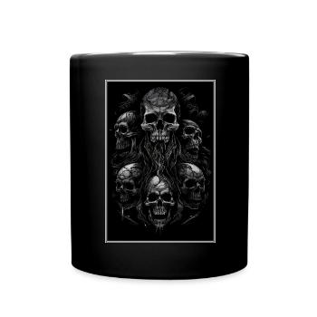 Gothic Aesthetic Occult Unholy Grunge Emo Punk - Tasse einfarbig - Schwarz - Vorne