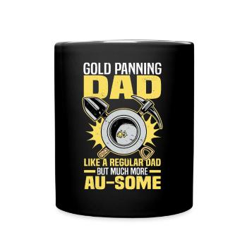 Dictons d’orpaillage | Dons d’or miniers d’or - Mug uni - noir - Devant