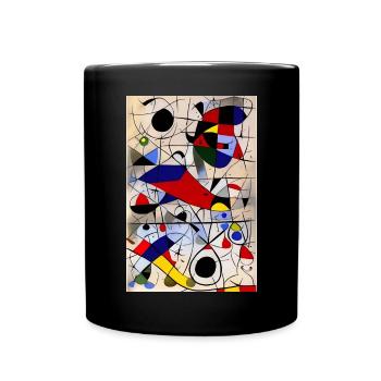 Abstract art - Full Colour Mug - black - Front