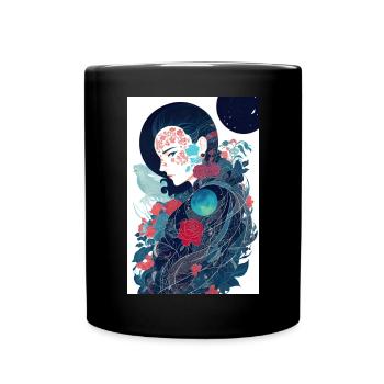 Geisha - Full Colour Mug - black - Front