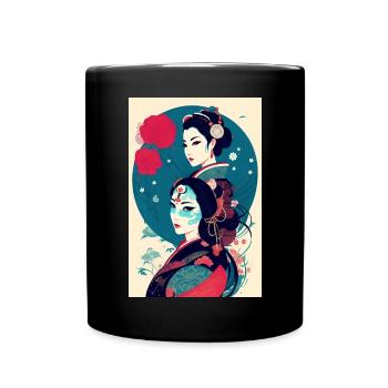 Geisha - Full Colour Mug - black - Front