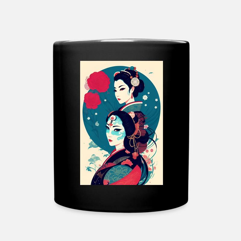 Geishas - Mug uni - noir