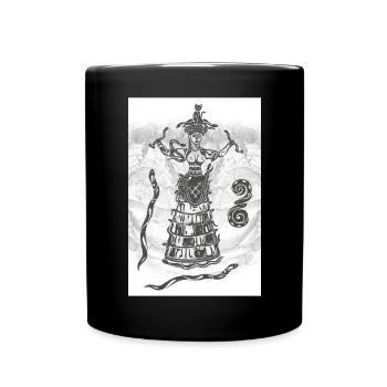 Déesse des serpents Déesse serpent - Mug uni - noir - Devant
