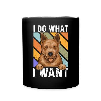 Bouvier australien Red Blue Heeler - Mug uni - noir - Devant