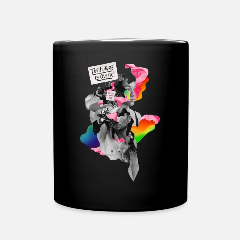 L’avenir est queer! | CSD Leipzig Design 2023 - Mug uni - noir