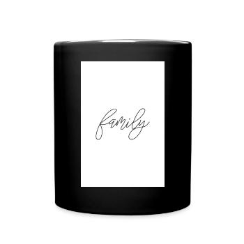 Family Familie Poster - Full Colour Mug - black - Front