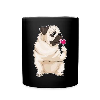 Pulin Lollipop - Mug uni - noir - Devant