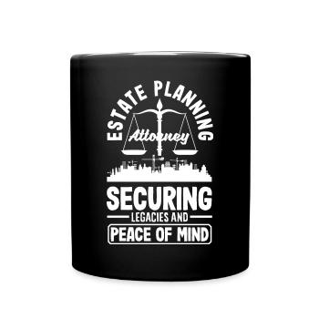 Estate Planning Attorney: Securing Legacies - Tasse einfarbig - Schwarz - Vorne
