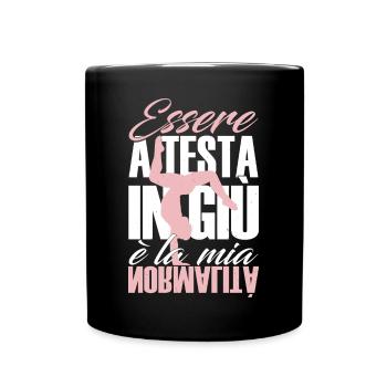 Gymnaste Gymnastique rythmique Gymnastique artistique - Mug uni - noir - Devant