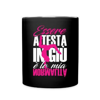Gymnaste Gymnastique rythmique Gymnastique artistique - Mug uni - noir - Devant