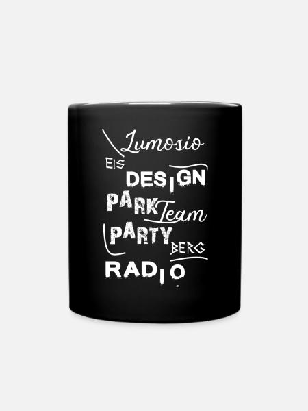 Die Antwort auf Alles - Tasse einfarbig - Schwarz