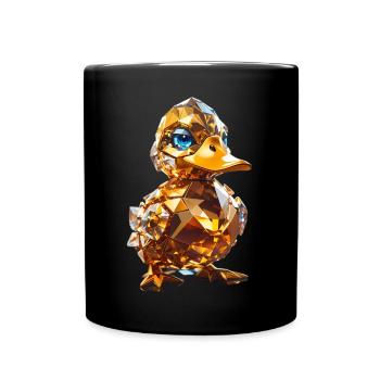 Crystal Duck - Full Colour Mug - black - Front