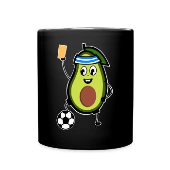 Arbitre avocat - Mug uni - noir - Devant