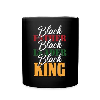 Black History Month Black History - Tasse einfarbig - Schwarz - Vorne