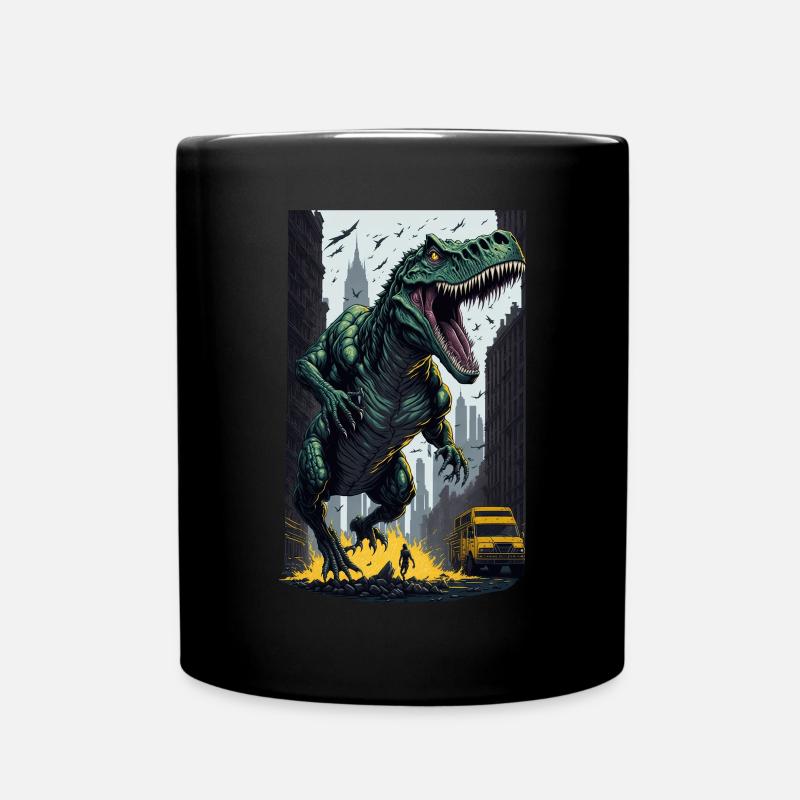 T Rex - Tasse einfarbig - Schwarz