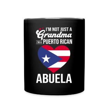 Puerto Rico | Puerto Ricaner Flagge Geschenkideen - Tasse einfarbig - Schwarz - Vorne