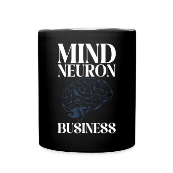 Neurology Nurse Brain Neurologist - Full Colour Mug - black - Front