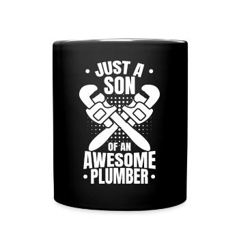 Plumber Boy - Full Colour Mug - black - Front