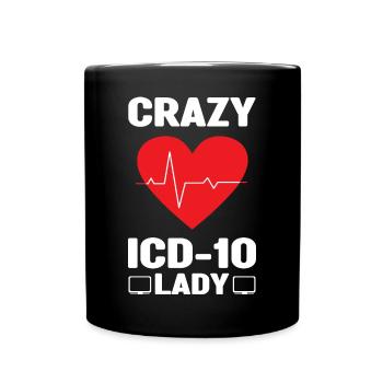 Klinische Kodierfachkraft | Krankenhaus Geschenke - Tasse einfarbig - Schwarz - Vorne