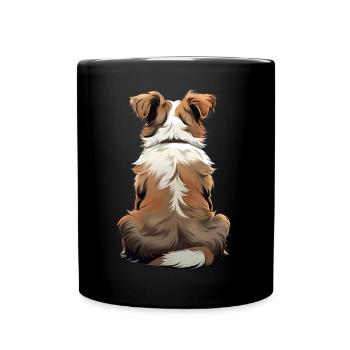 Australian Shepherd - Full Colour Mug - black - Front