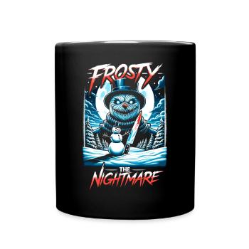 Frosty The Nightmare Festive Slasher Candy Cane - Tasse einfarbig - Schwarz - Vorne