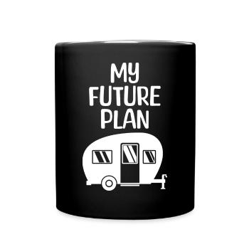 Camping-car Randonneur Déclaration Camping Camper - Mug uni - noir - Devant