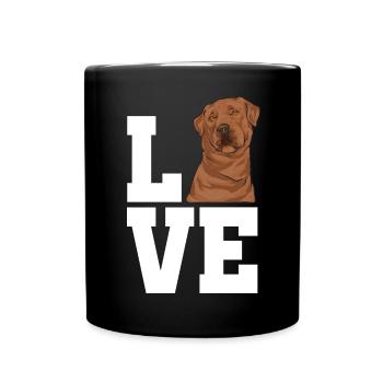 Foxred Labrador Fox Red Labrador Retriever - Full Colour Mug - black - Front