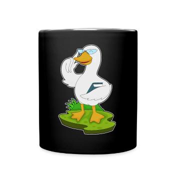 École de lecture des professeurs de canard - Mug uni - noir - Devant