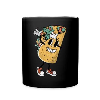 Taco - Tasse einfarbig - Schwarz - Vorne