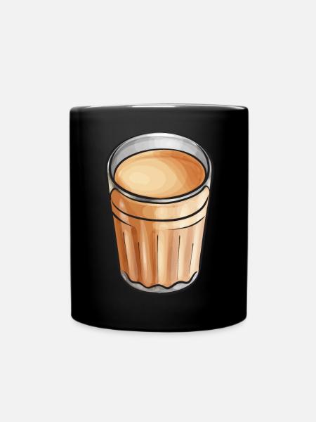 Chai Tee Masala Chai - Tasse einfarbig - Schwarz