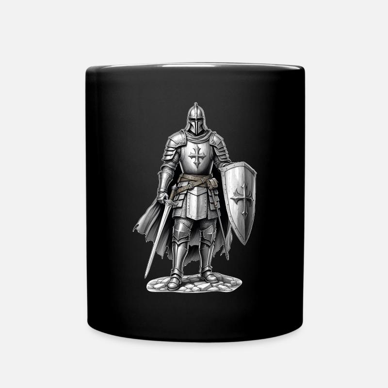 Croisés, Templiers, Moyen Âge - Mug uni - noir