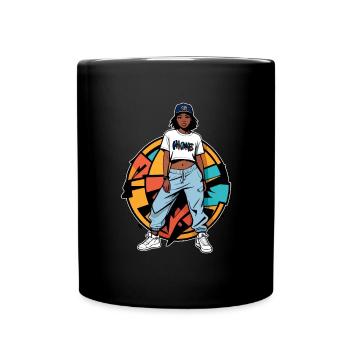 B-Girl Graffiti - Full Colour Mug - black - Front
